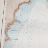 Vintage map Brittany Finistère Douarnenez Crozon Morgat 1977