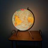 Luminous globe Taride 1960- glass world map