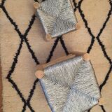 Lot de 2 tabourets