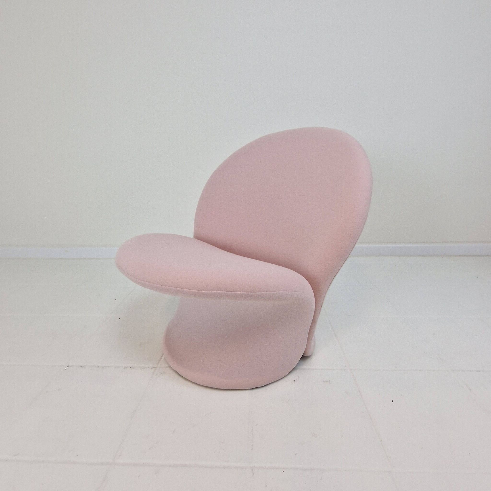 Model F572 Lounge Chair with Pouf by Pierre Paulin for Artifort, 1967