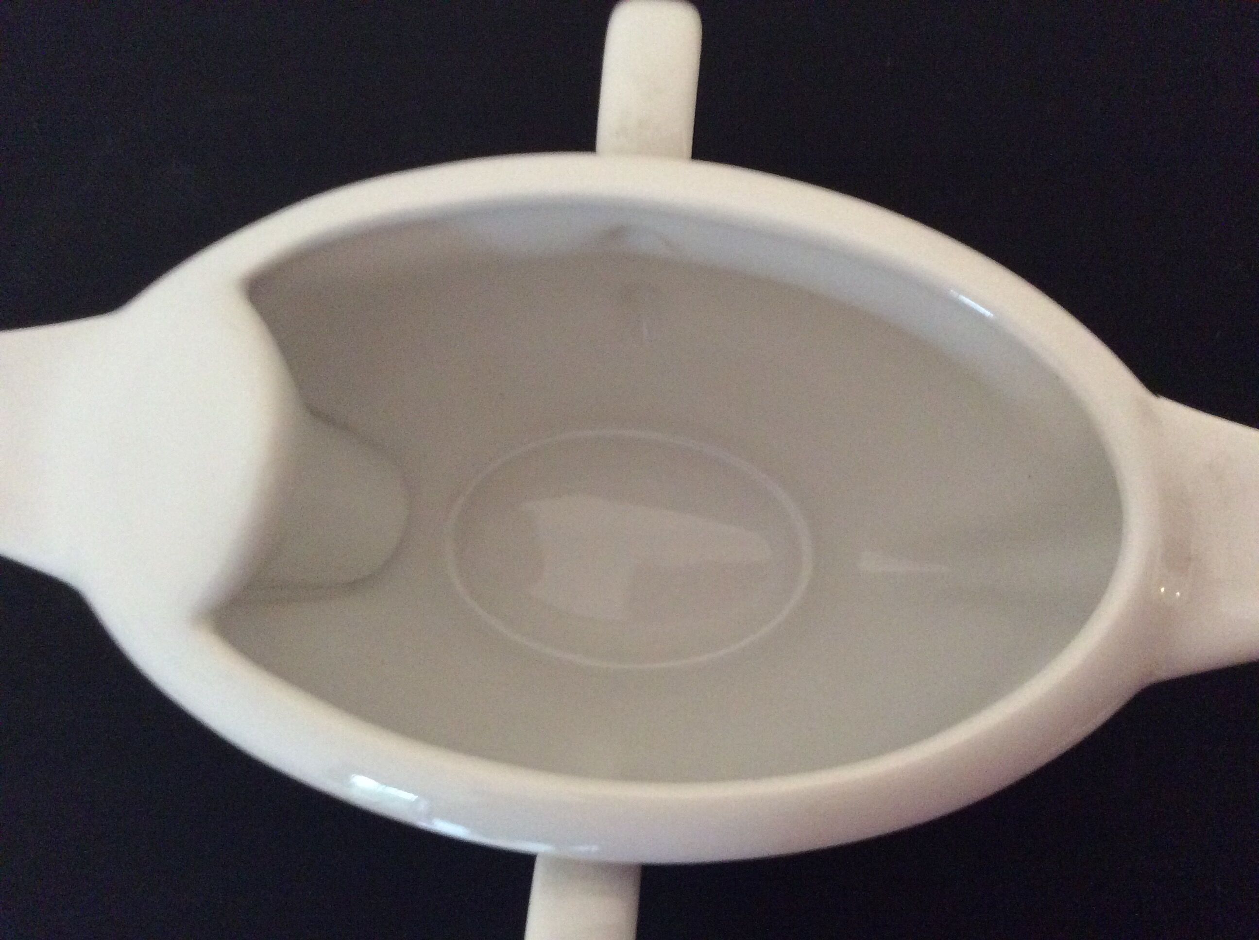Sausage with Fat/Lean Porcelain Separator REVOL - Vintage