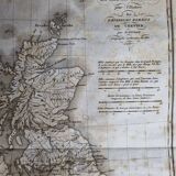 Map of Great Britain from the Atlas of the History of the Emperors of 1819, 48 x 34 cm