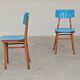 Paire de chaises bois et plastique Ton Bystrice Thonet