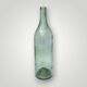 Ancienne grande bouteille artisanale en verre soufflé vert – H50 cm