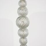 Murano glass and bronze floor lamp attributed to Seguso Vetri, Italy.