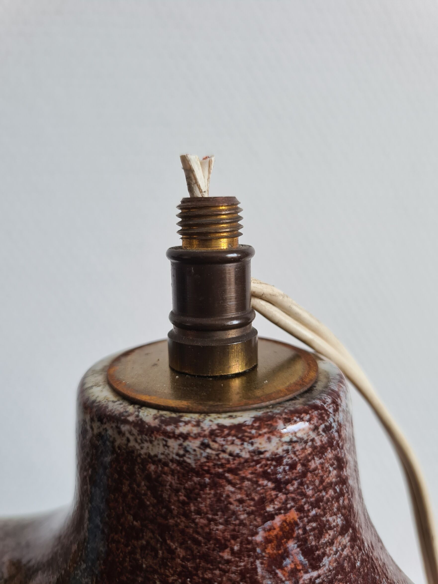 Anne and Pierre Roset ceramics lampfoot