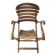 Antique wooden folding chair