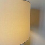 White lacquered ceramic table lamp, Italy 1970s