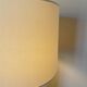 White lacquered ceramic table lamp, Italy 1970s