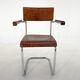 1960's Chrome Tubular Chair with Armrests