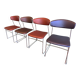 Lot de 4 chaises Wolfgang par Fornasari