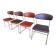 Lot de 4 chaises Wolfgang par Fornasari