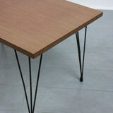 Mid-century floor lamp and coffee table, 1950s