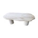 Table basse Venus irrégulière travertin naturel - 120x60cm
