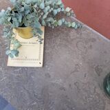 Art Deco wood and marble table