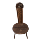 Rustic wooden chair folk art