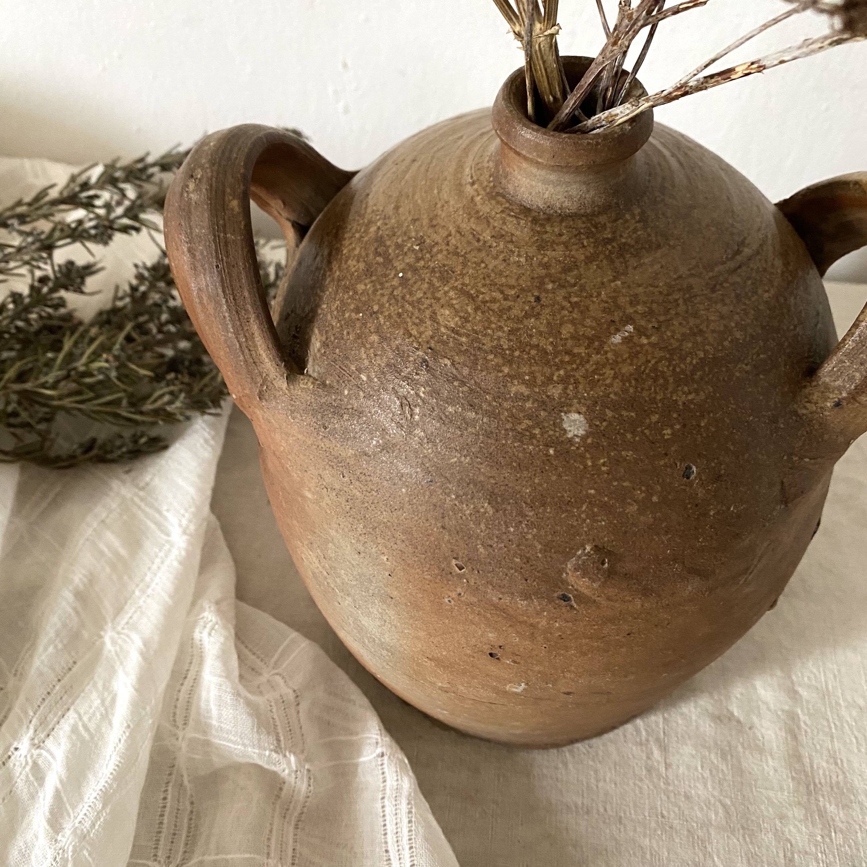 Jar, old terracotta pot