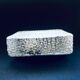 Square Wall Lamp in Glass by RZB Leuchten, 1960s