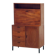 Vintage teak cabinet or secretaire by Simpla Lux
