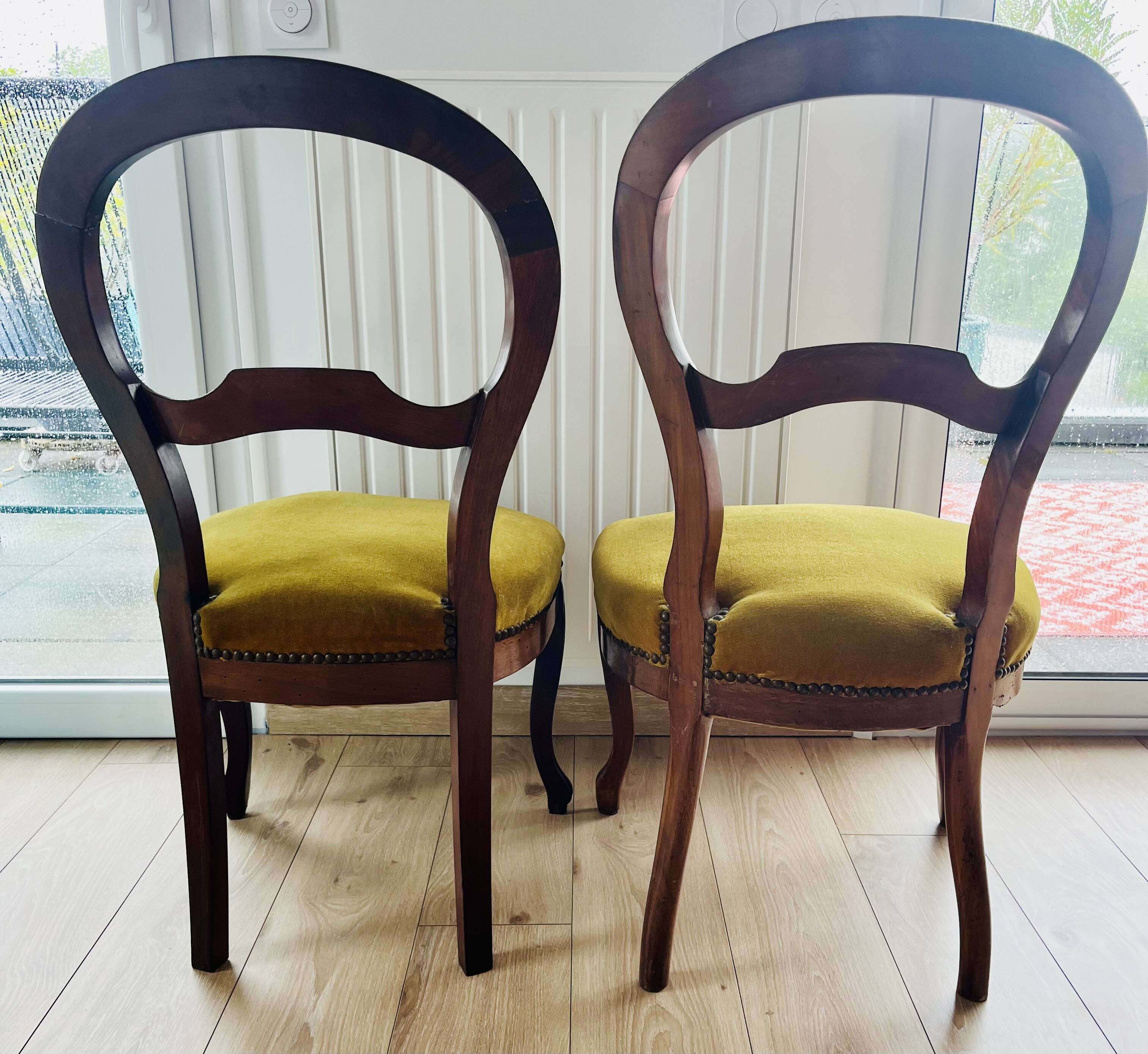 Paire de chaises Louis Philippe