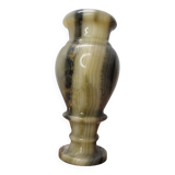 Vintage Onyx Marble Vase, 1970s