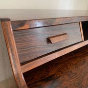 Scandinavian rosewood secretary desk by Arne Wahl Iversen