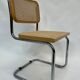 Chaise Cesca modèle b32 en chrome de Marcel Breuer