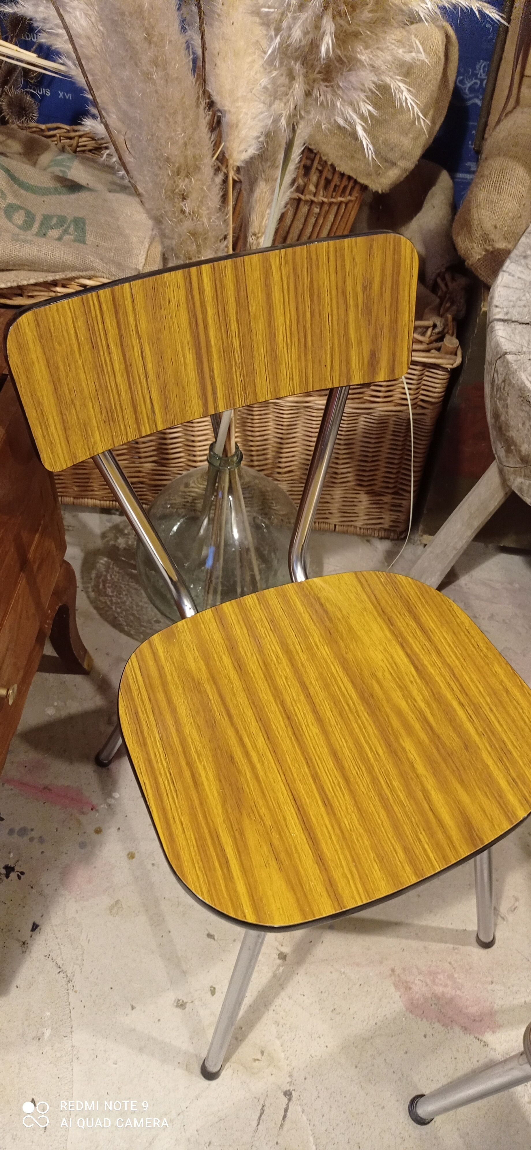 Formica chair and stool