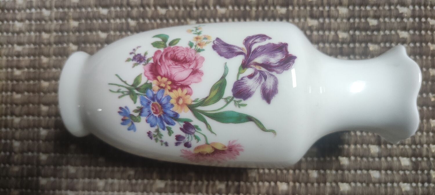 Limoges porcelain vase