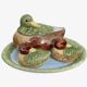 Ceramic salt and pepper shaker / condiment server
