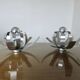 Pair of flower sconces by Jocelyne Trocmé for OXAR 1970