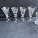 6 verres Daum service Florentin – fin XIXème