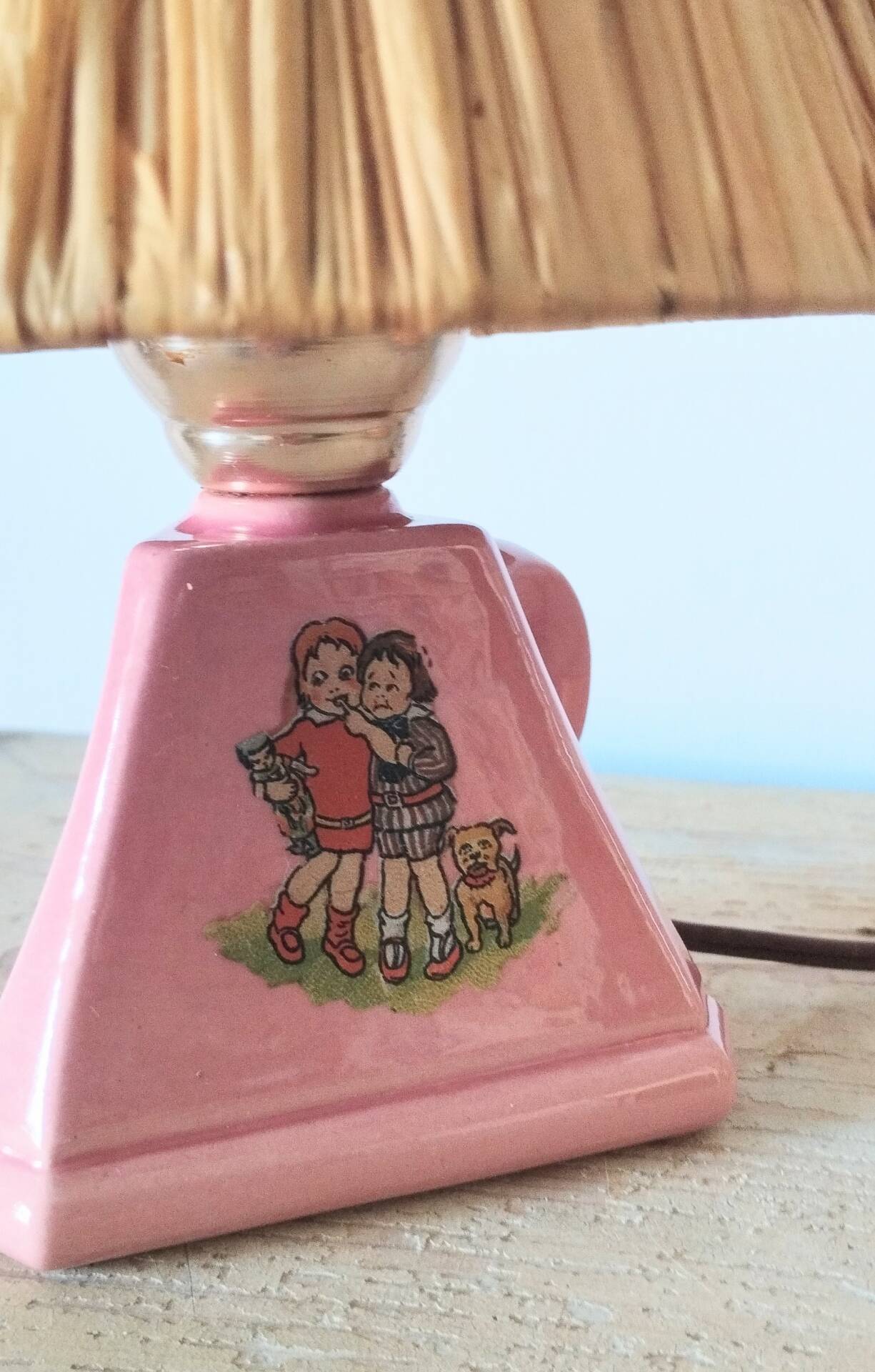 Lampe de chevet enfant 1950