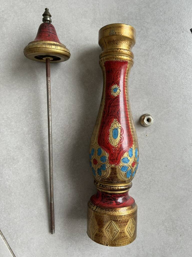 Poivrier florentin bois polychrome