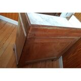 Chest of drawers on marble top