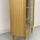 Mid Century Display Case in light oak by WK Möbel, 1970s