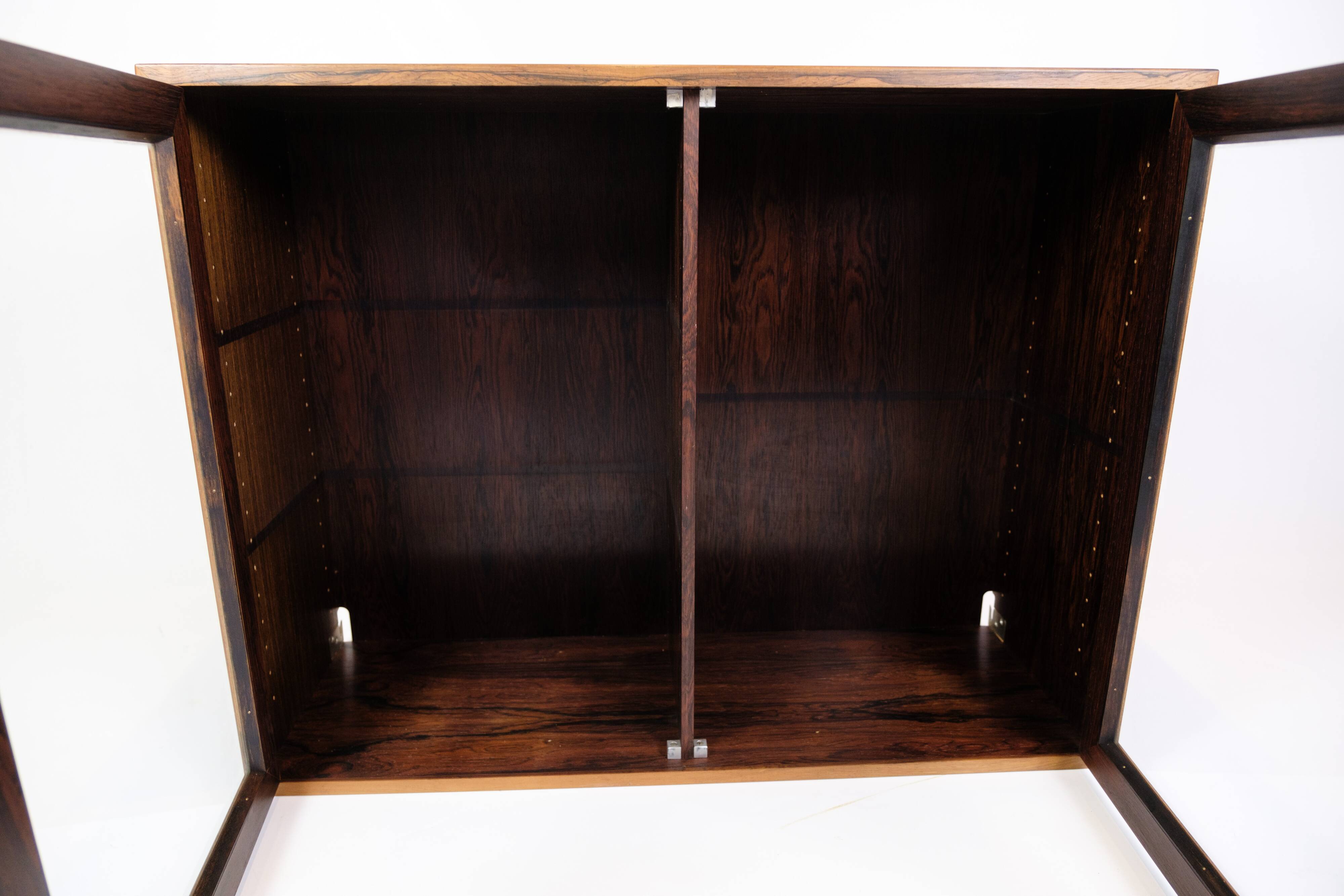 Display Cabinet Made In Rosewood, Danish Design From 1960s