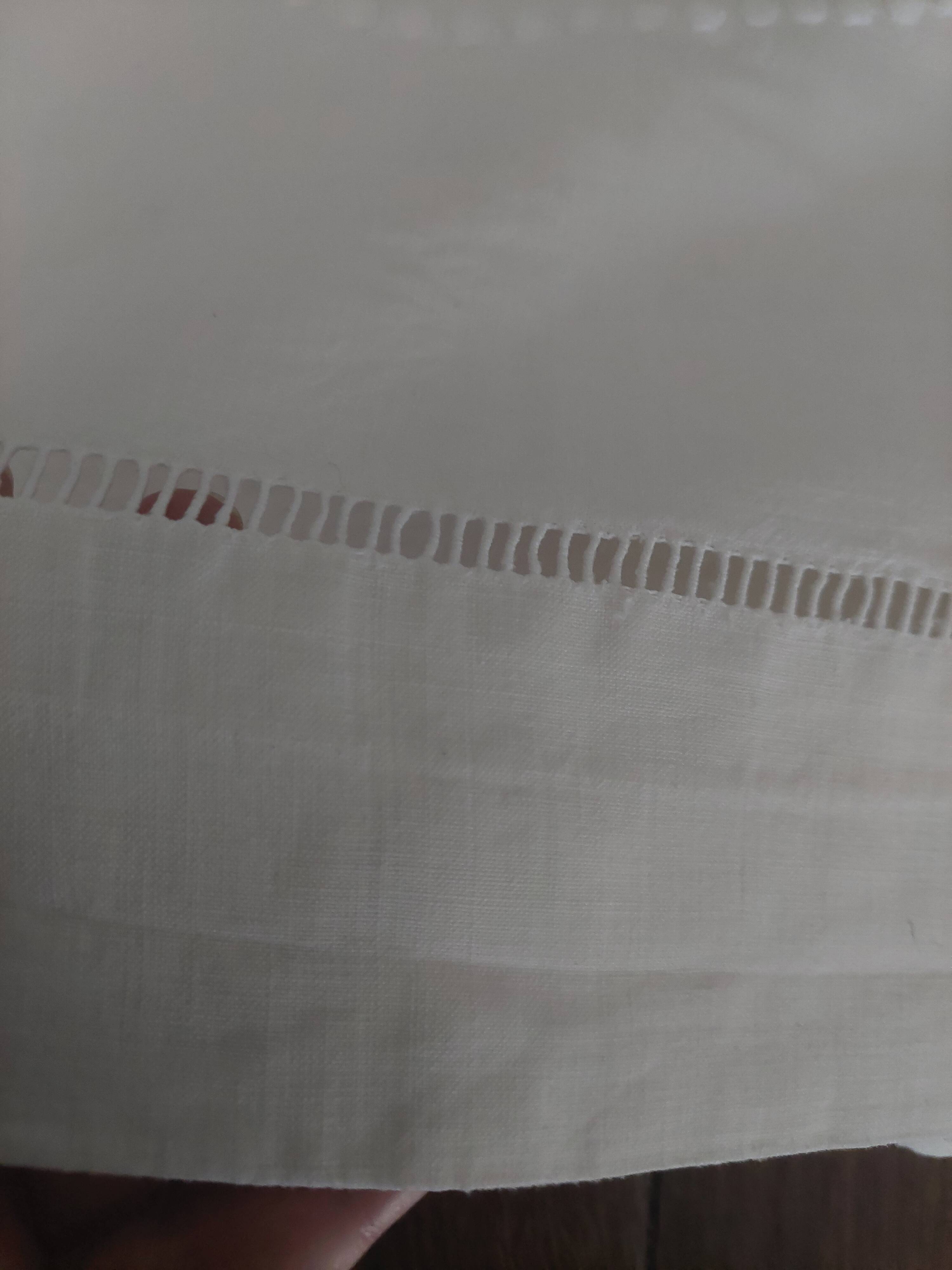 Drap ancien métis lin coton 200 X 280 cm monogramme JG