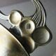 Old cut/flat ivy leaf shape/vine, silver metal, WMF