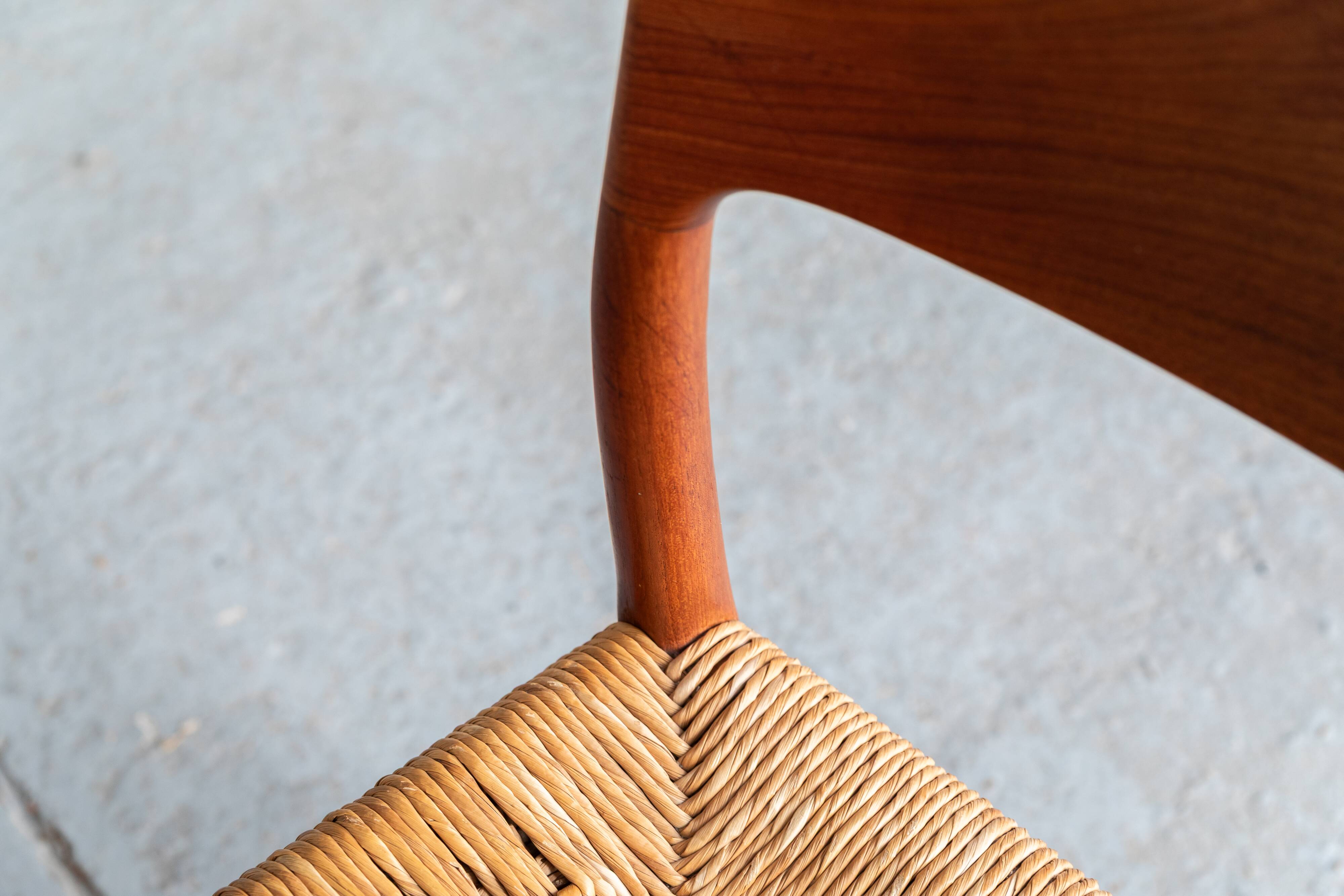 Set of 4 dning chairs 'Model 75' by Niels O. Moller