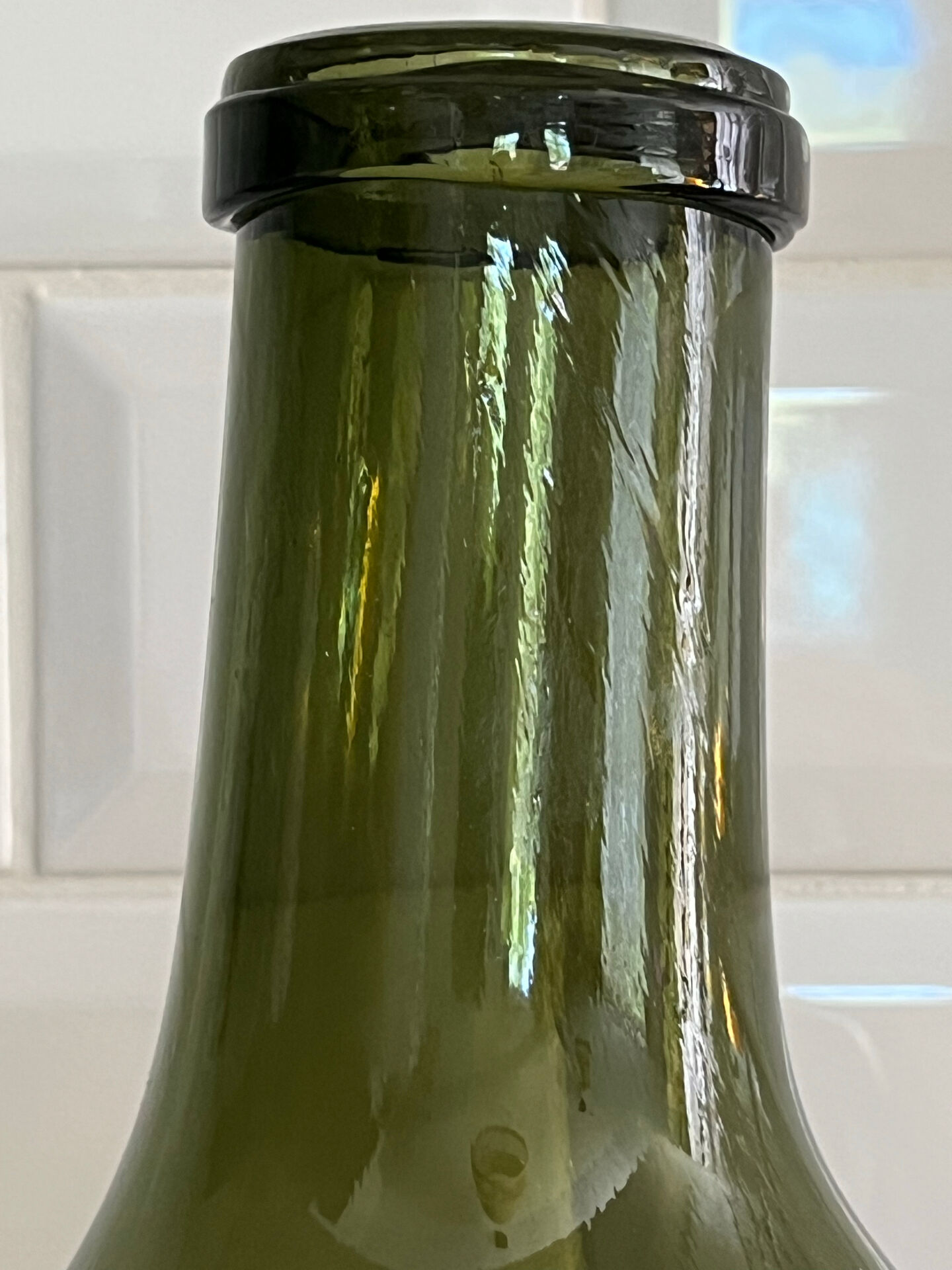 Set of 4 vintage bottle vases