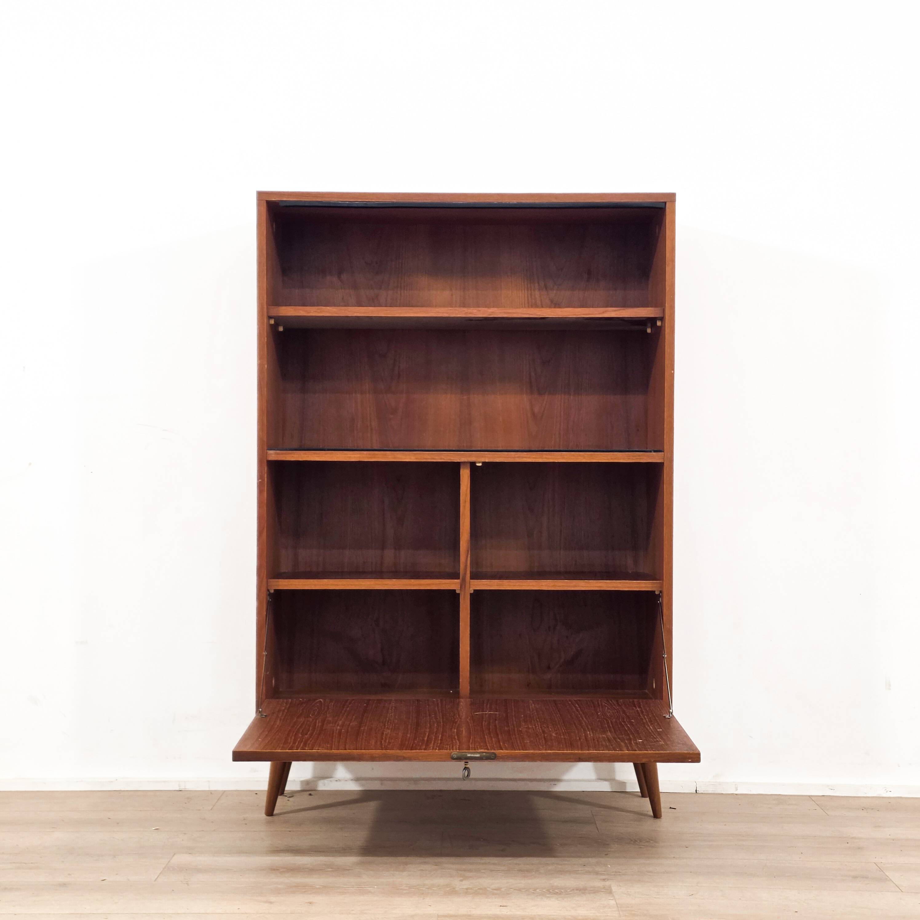 Scandinavian teak library from the 1970s.