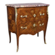 Small marquetry chest of drawers, Louis XV style – early 20th century