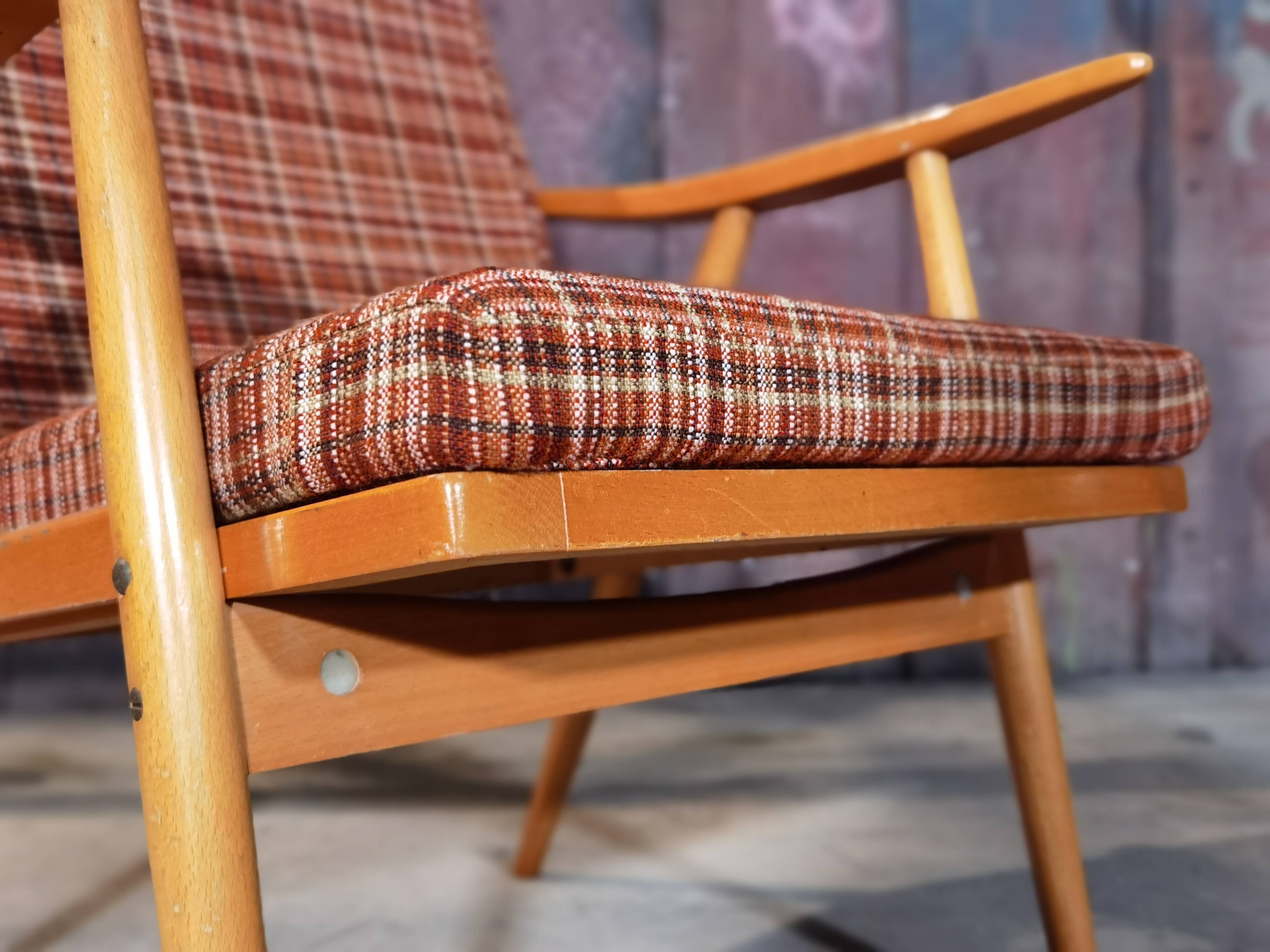 Paire de fauteuils Thonet modèle Boomerang