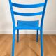 Vintage blue set – 2 chairs and matching side table
