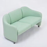 Italian Mid-Century Modern Two-Seater Sofa by Eugenio Gerli for Tecno, 1966