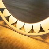 Organic mirror Space Age 1970s Hillebrand