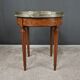 Small bouillotte table in marquetry – mid 20th century