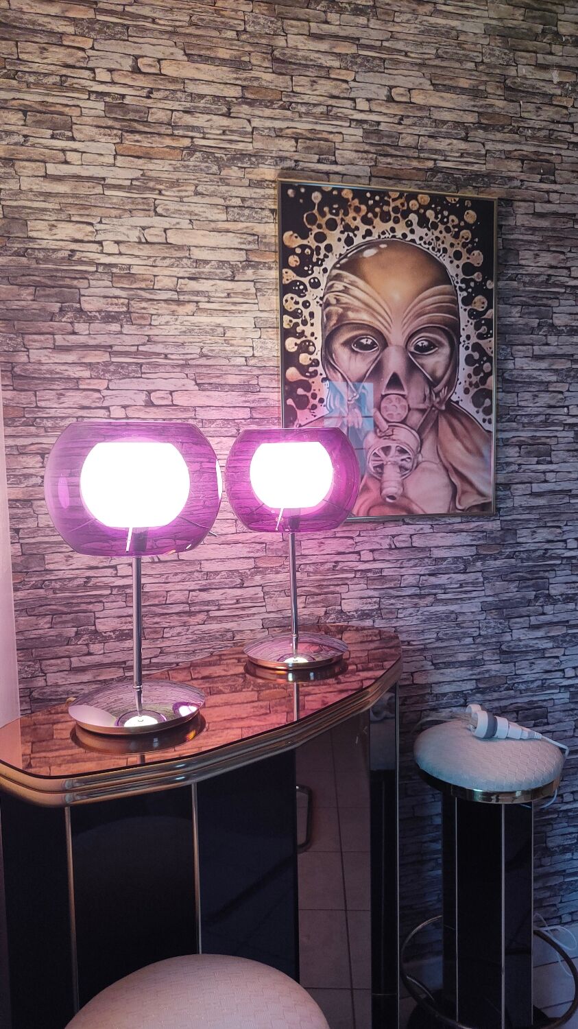 Paire de lampe 1990 bolla de Maurizio Ferrari pour Rossetti