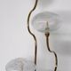Contemporary Floor Lamp, Brass and Glass, Italy